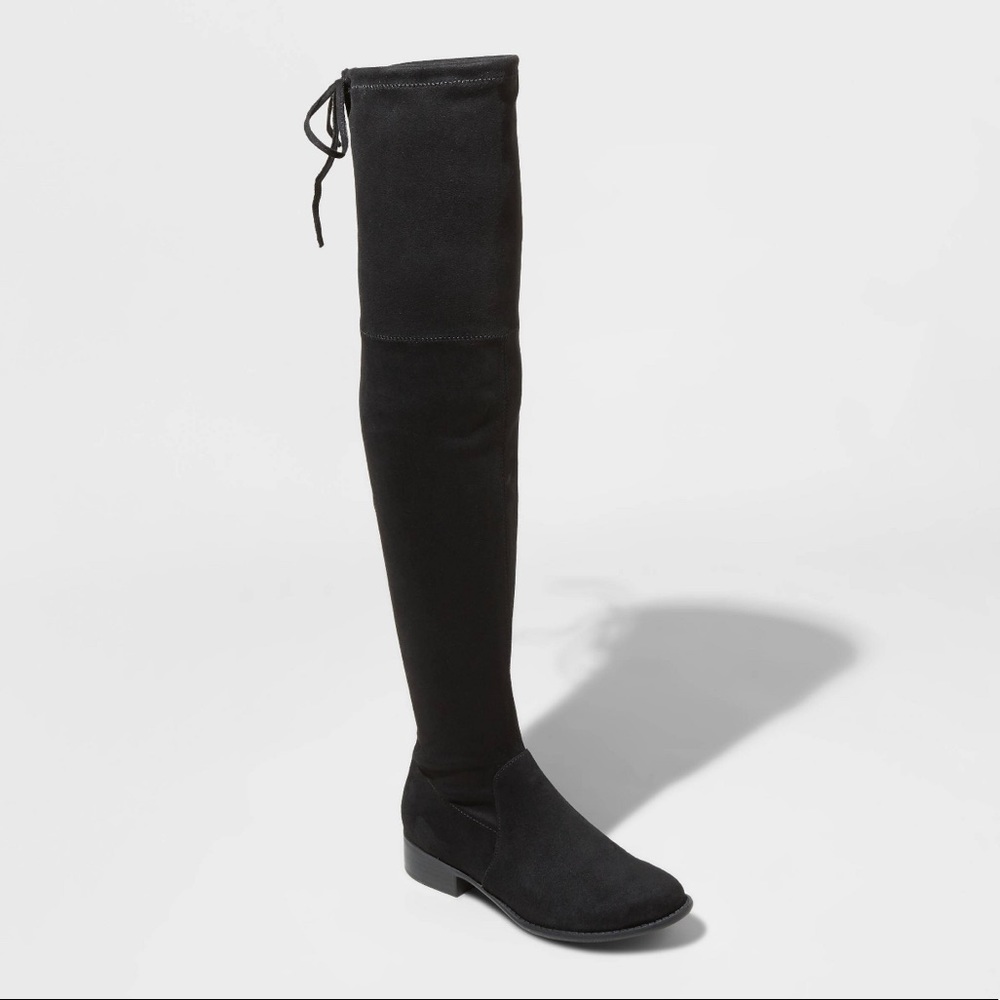 Brand New over the knee black boots